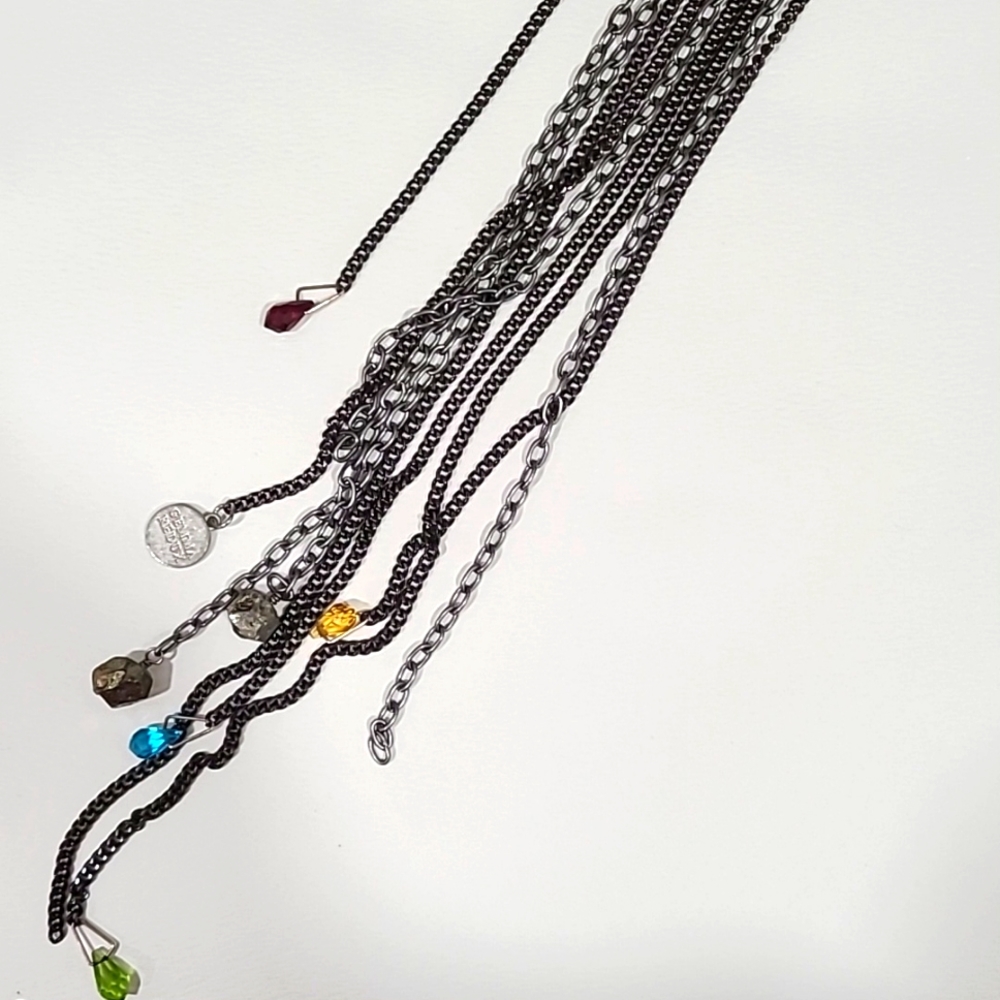 Gemma Redux Lariat multi strand necklace
